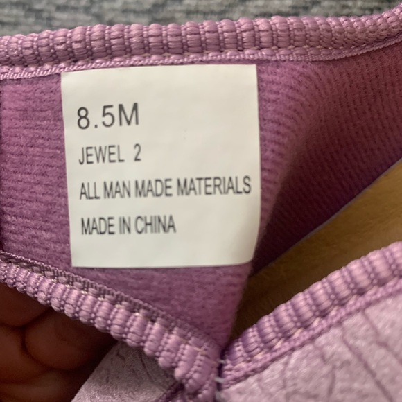 Foamtreads Jewel 2 Dusty Rose Womens Embossed Velour Slipper Size 8.5 M - Picture 12 of 12